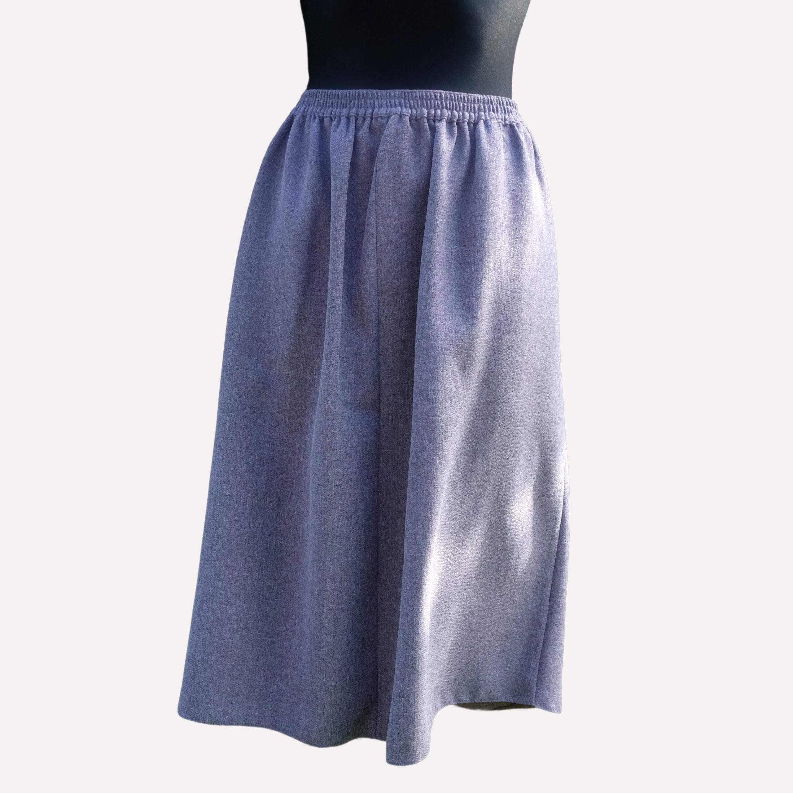 Vintage Mid-Lenght Ash Purple Skirt