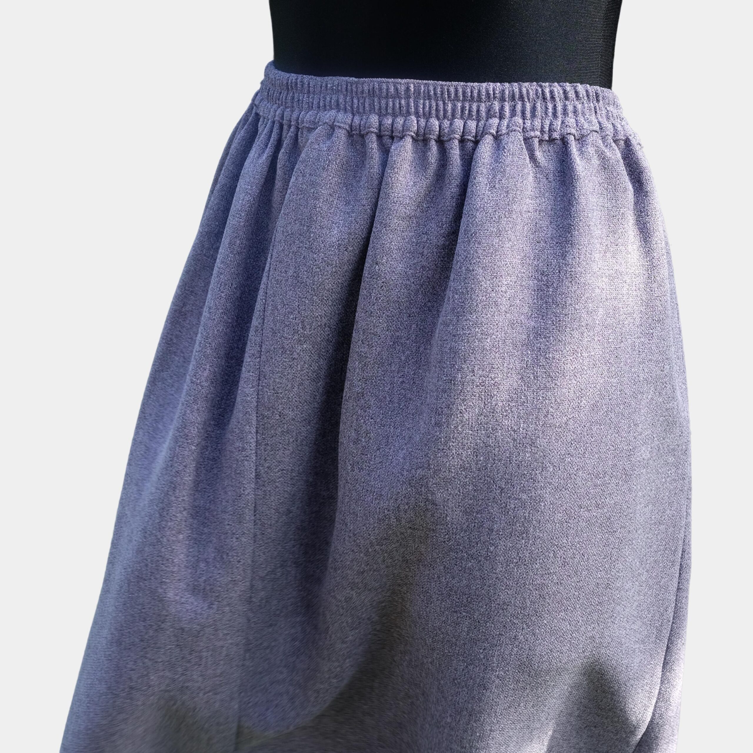 Vintage Mid-Lenght Ash Purple Skirt - Image 6