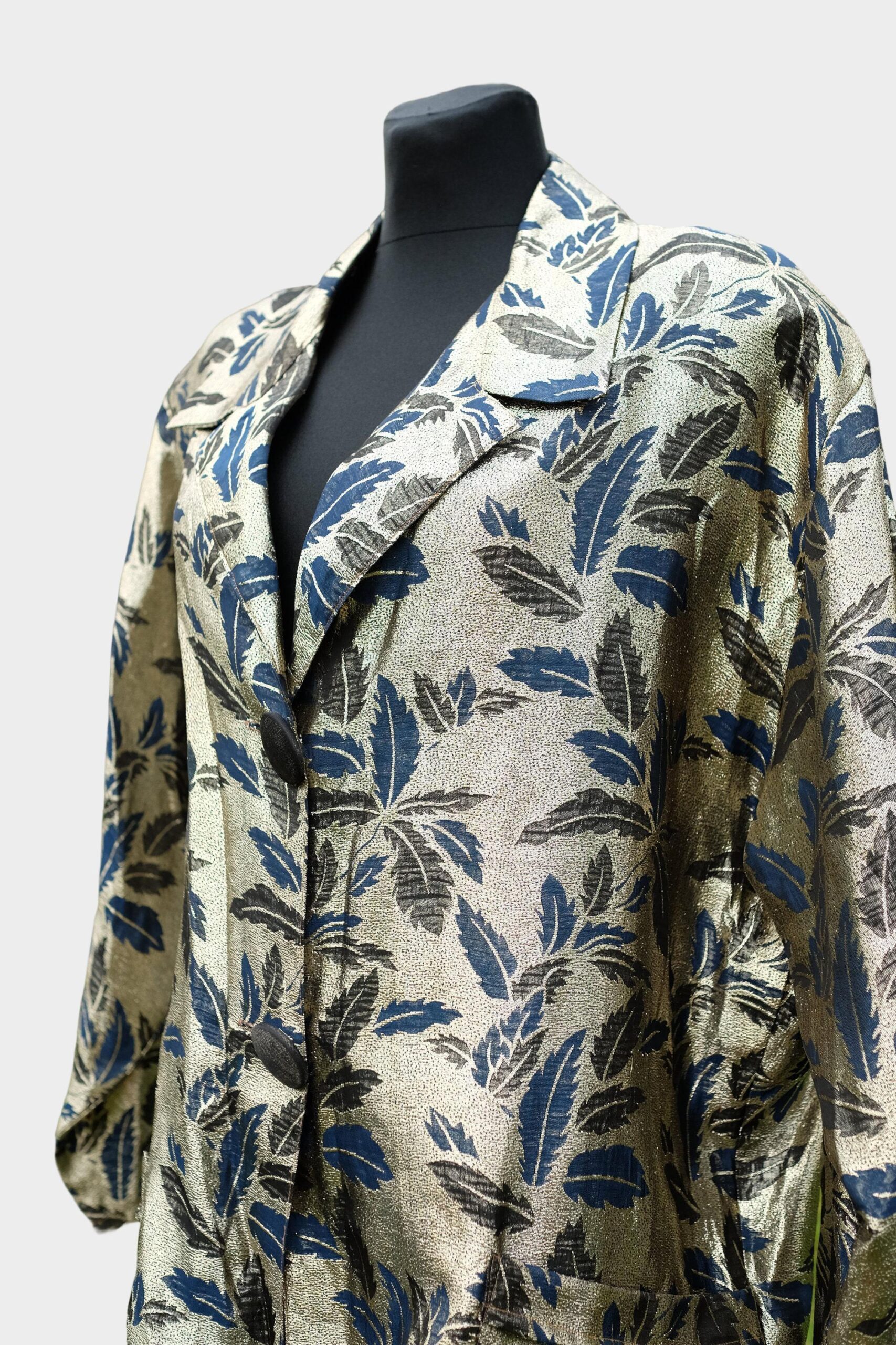 Vintage 80s Style Metallic Glamrock Blazer - Image 7