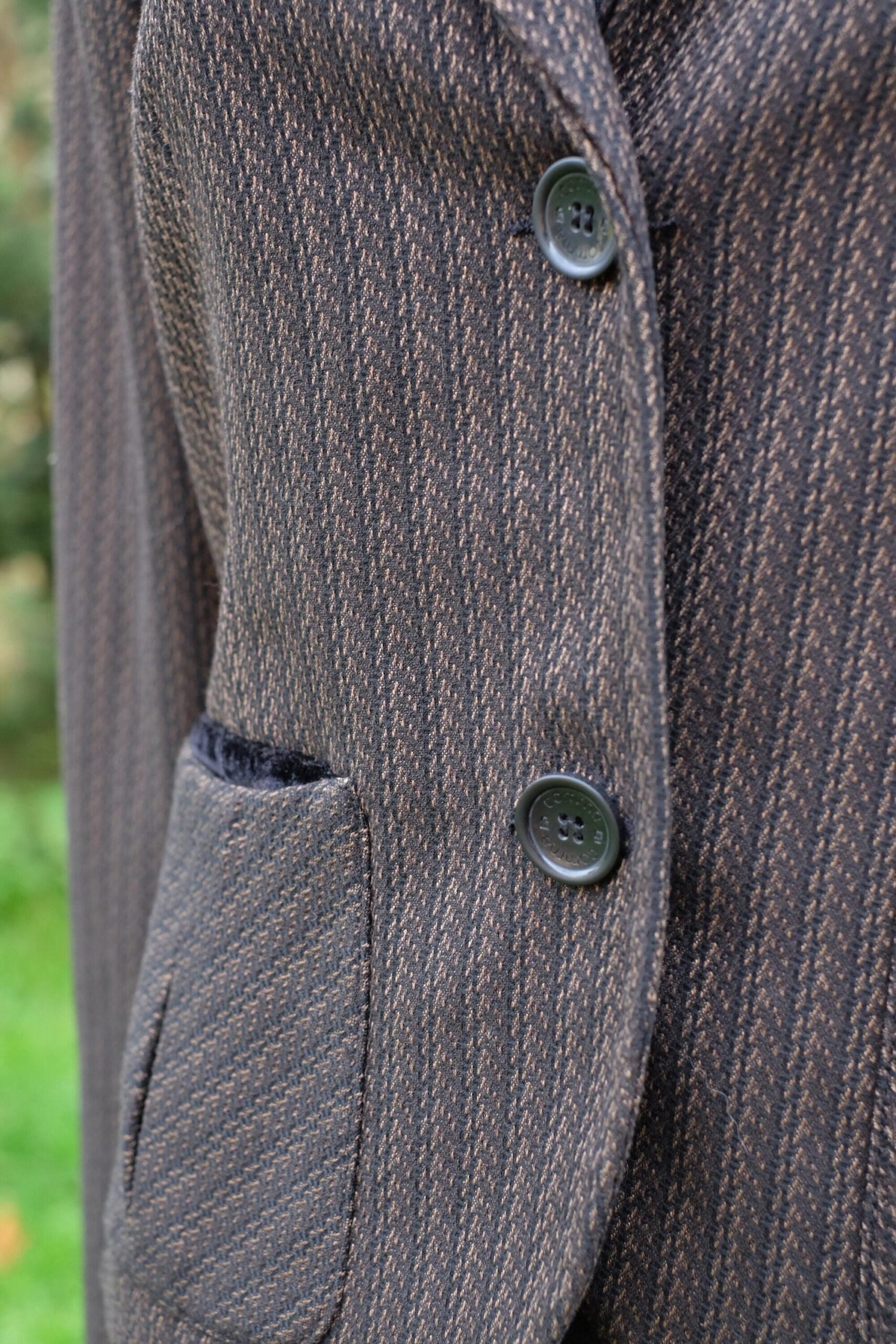 Vintage Women's Blazer Golden Brown - Image 2