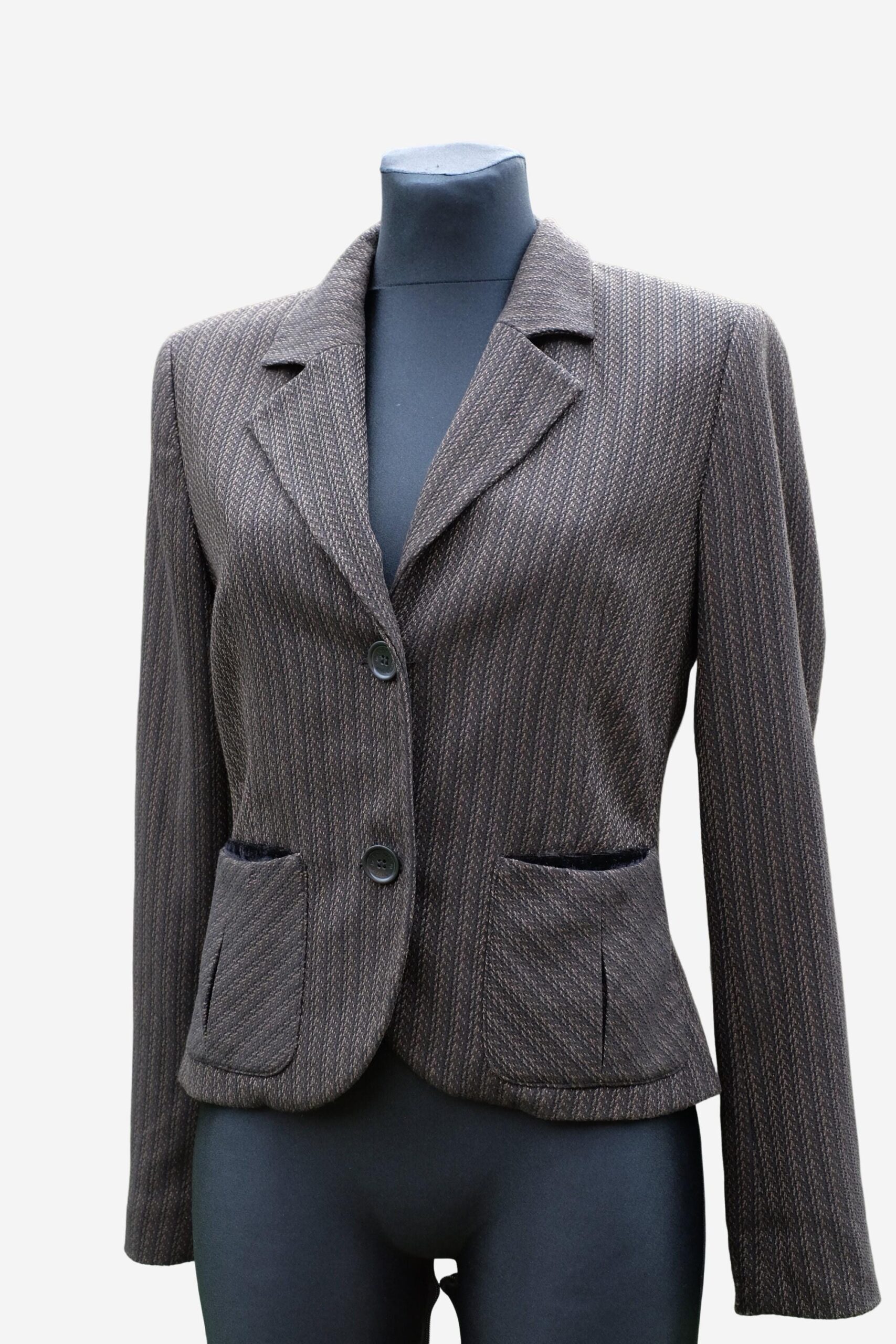 Vintage Women's Blazer Golden Brown - Image 4