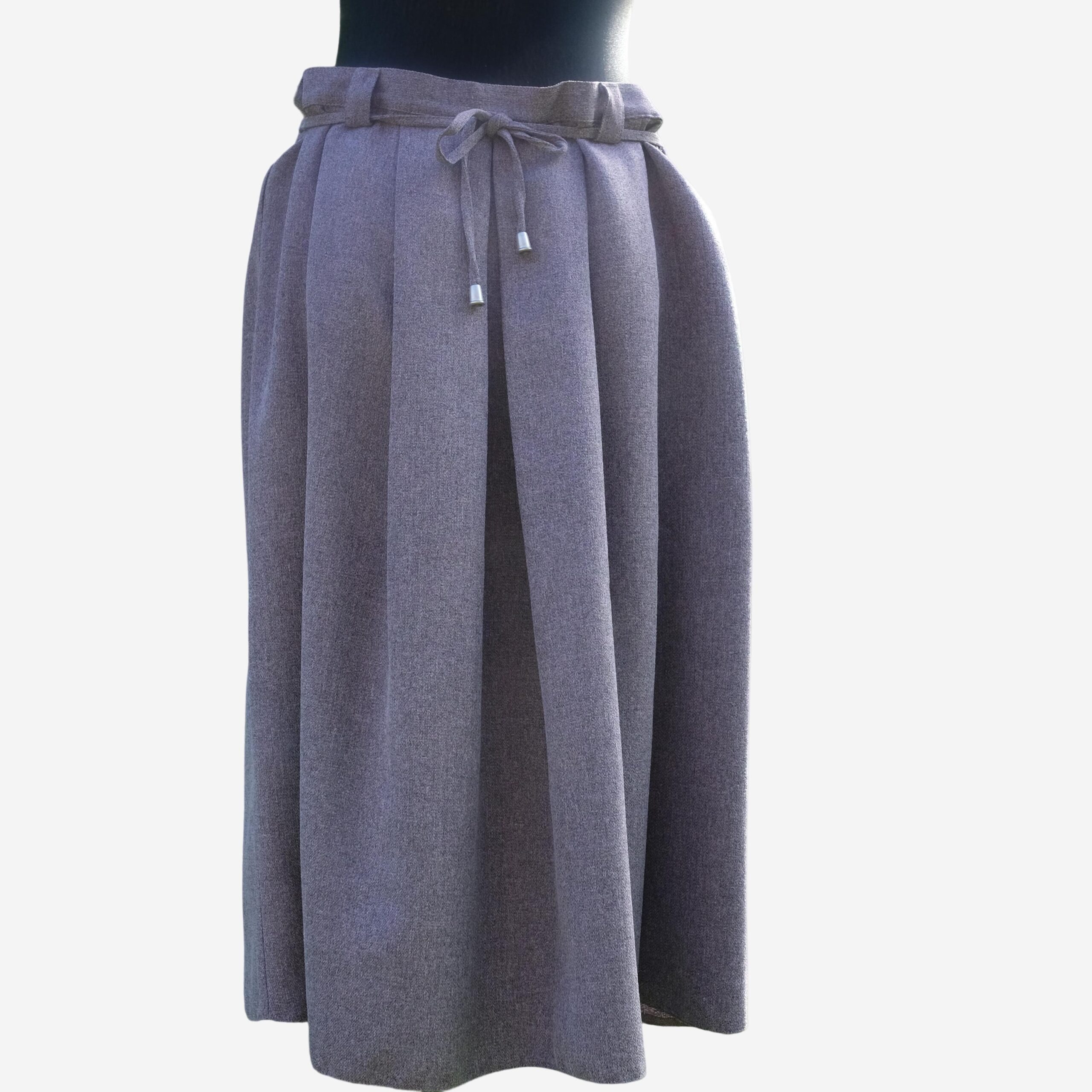 Vintage Mid-Lenght Ash Purple Skirt - Image 7