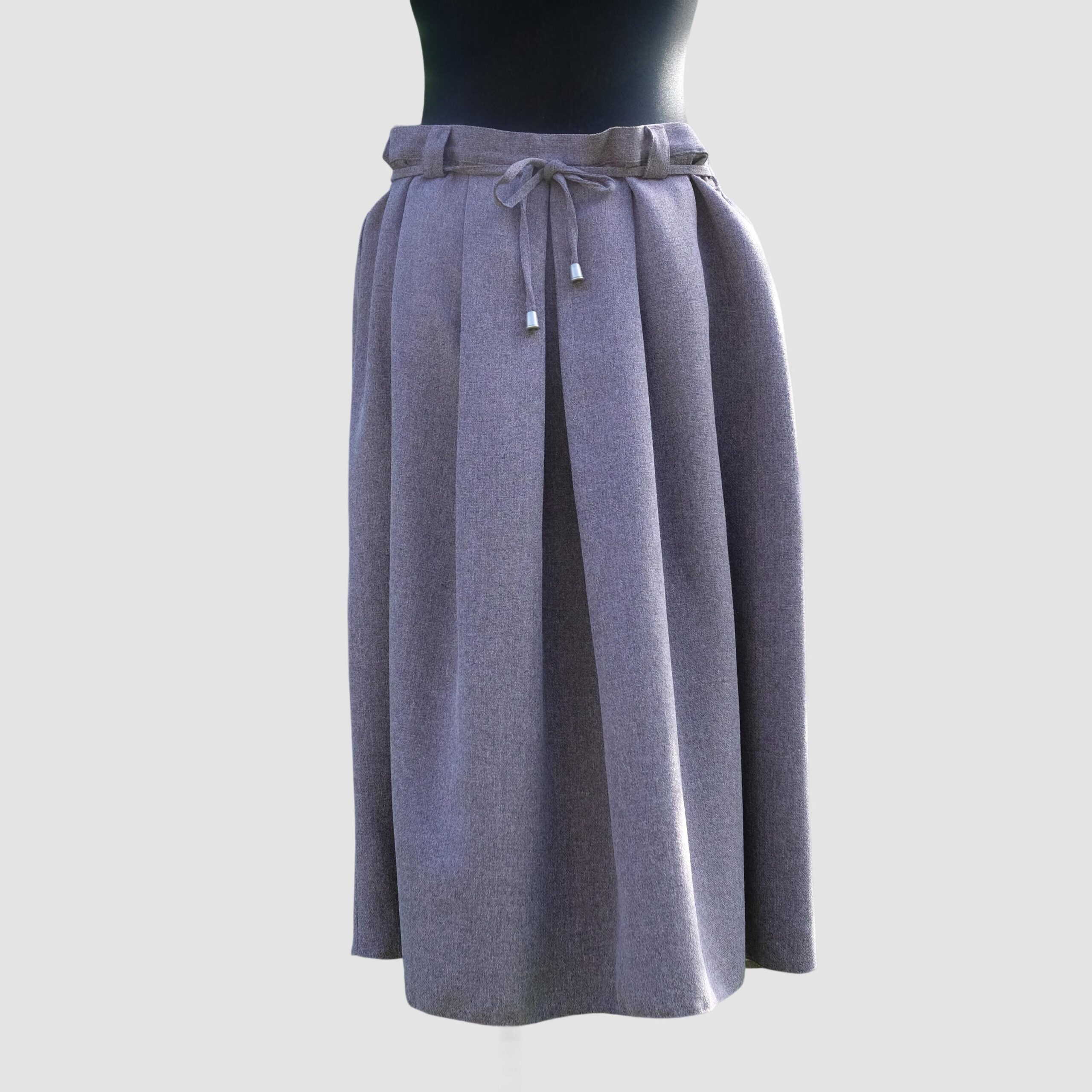 Vintage Mid-Lenght Ash Purple Skirt - Image 8