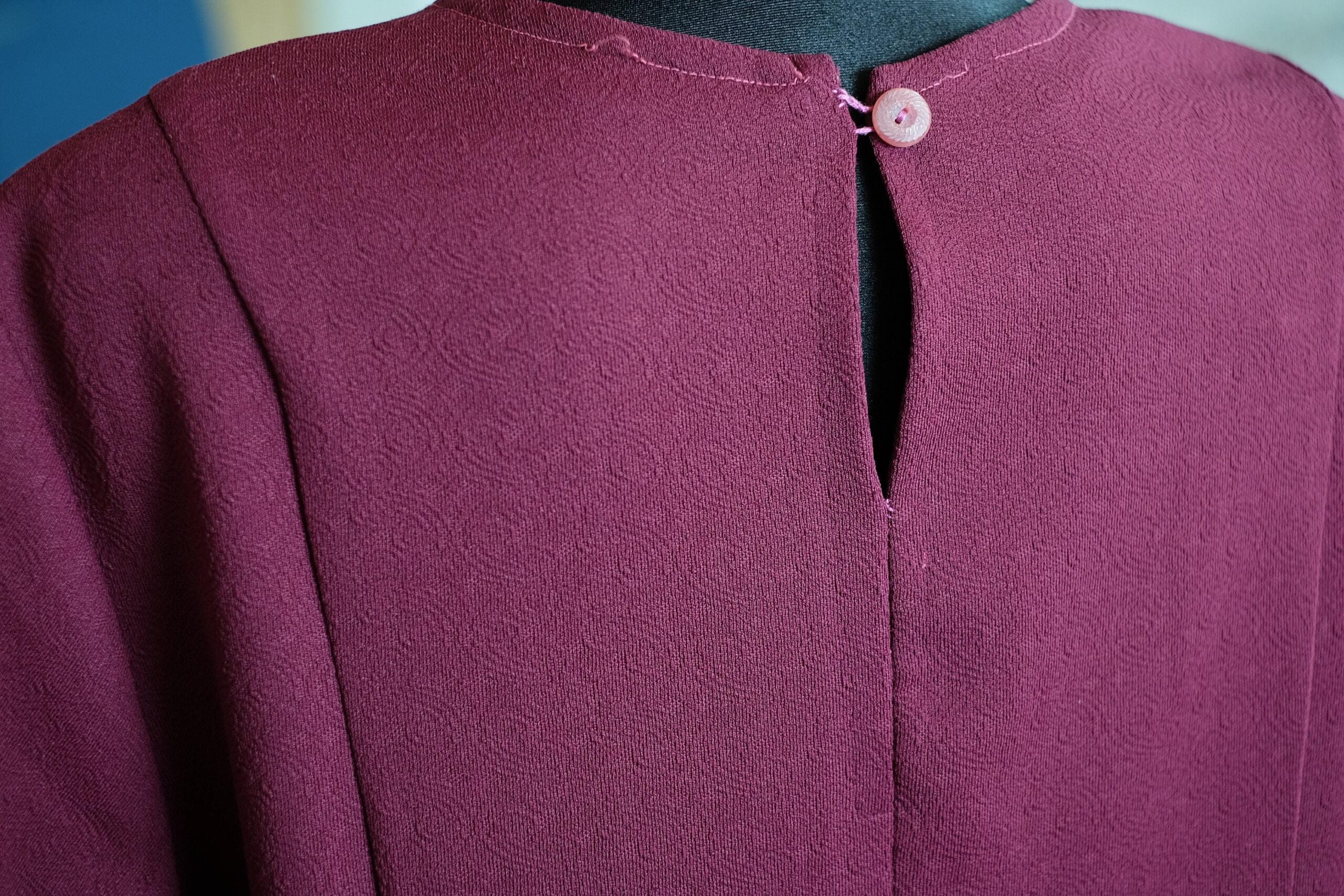 Vintage Fuchsia Plus Size Midi Dress, EU Size 46/48 - Image 7