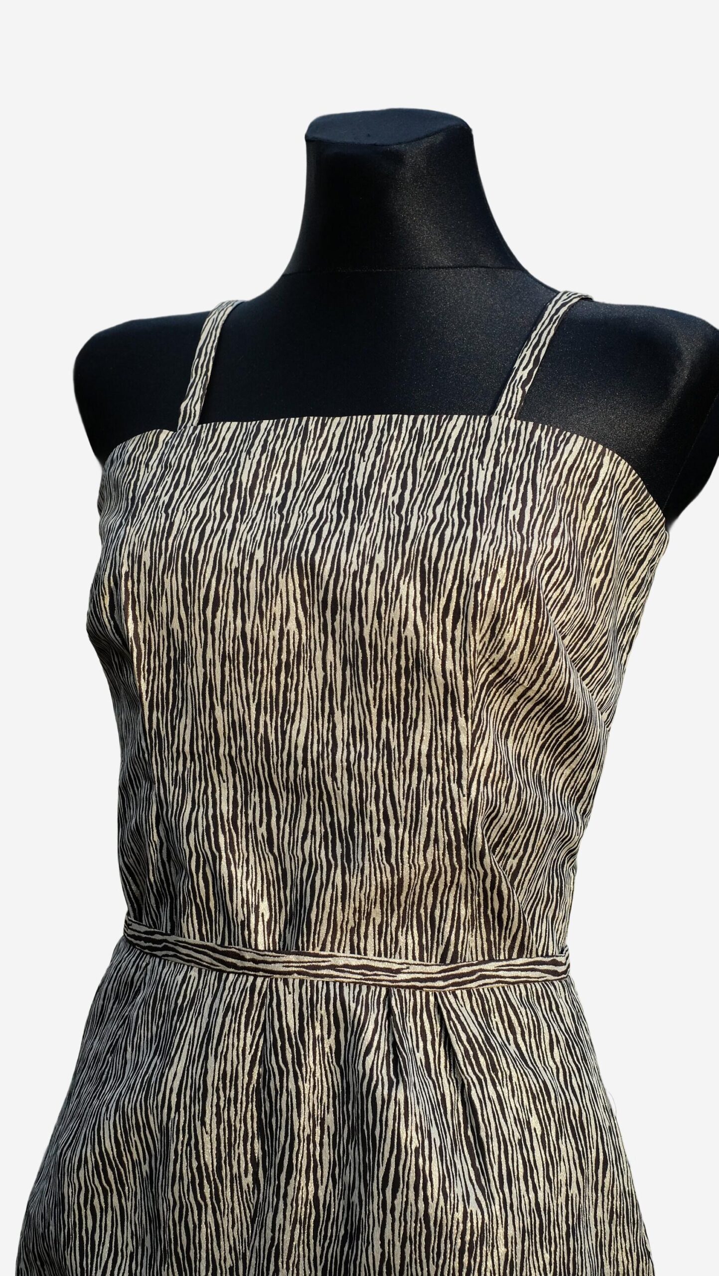 Vintage 60s Animal Print Two piece ensemble/ Set /Two piece dress - Image 6