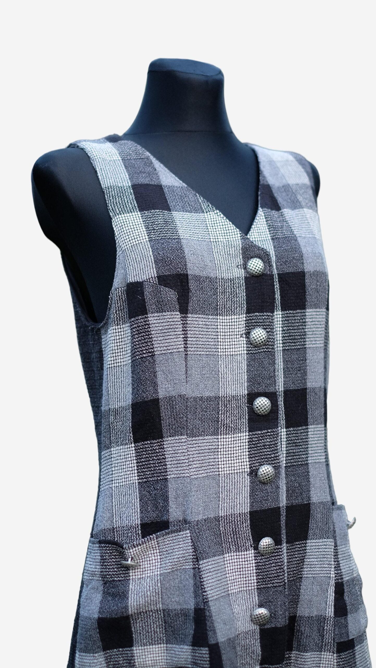 Vintage black and white Preppy dress - Image 4