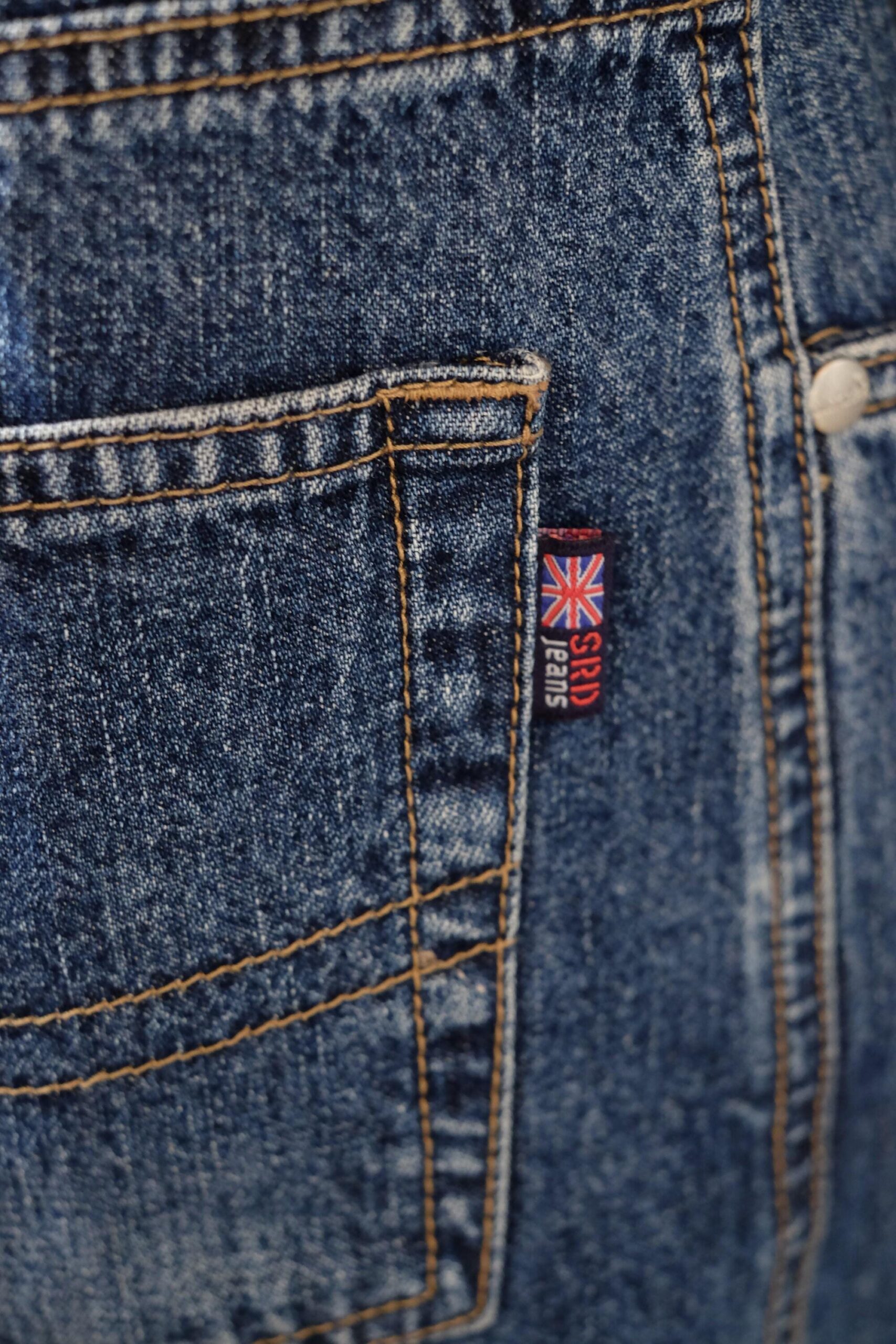 Vintage Blue Denim Mini Jeans Skirt Size 38 - Image 8