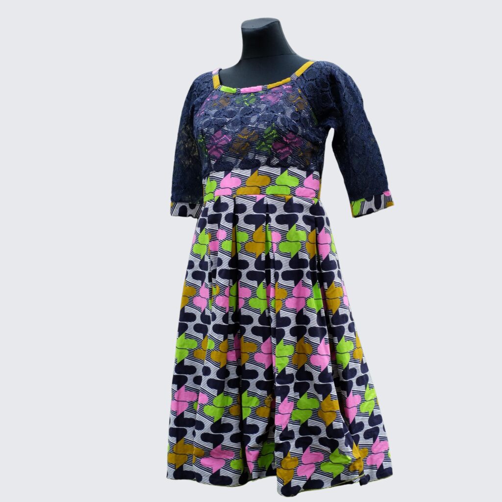 Crazy 80s Colourful Retro Party Dress