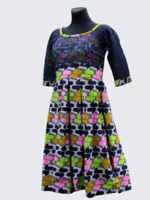 Crazy 80s Colourful Retro Party Dress