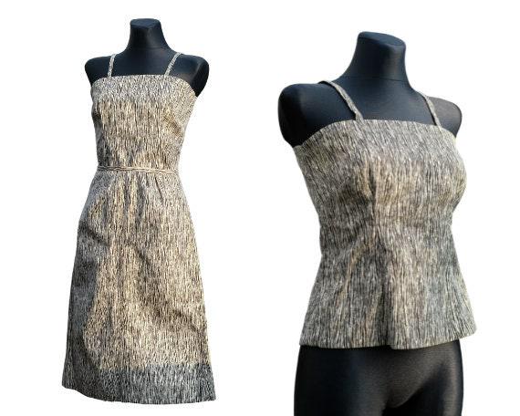 Vintage 60s Animal Print Two piece ensemble/ Set /Two piece dress - Image 3