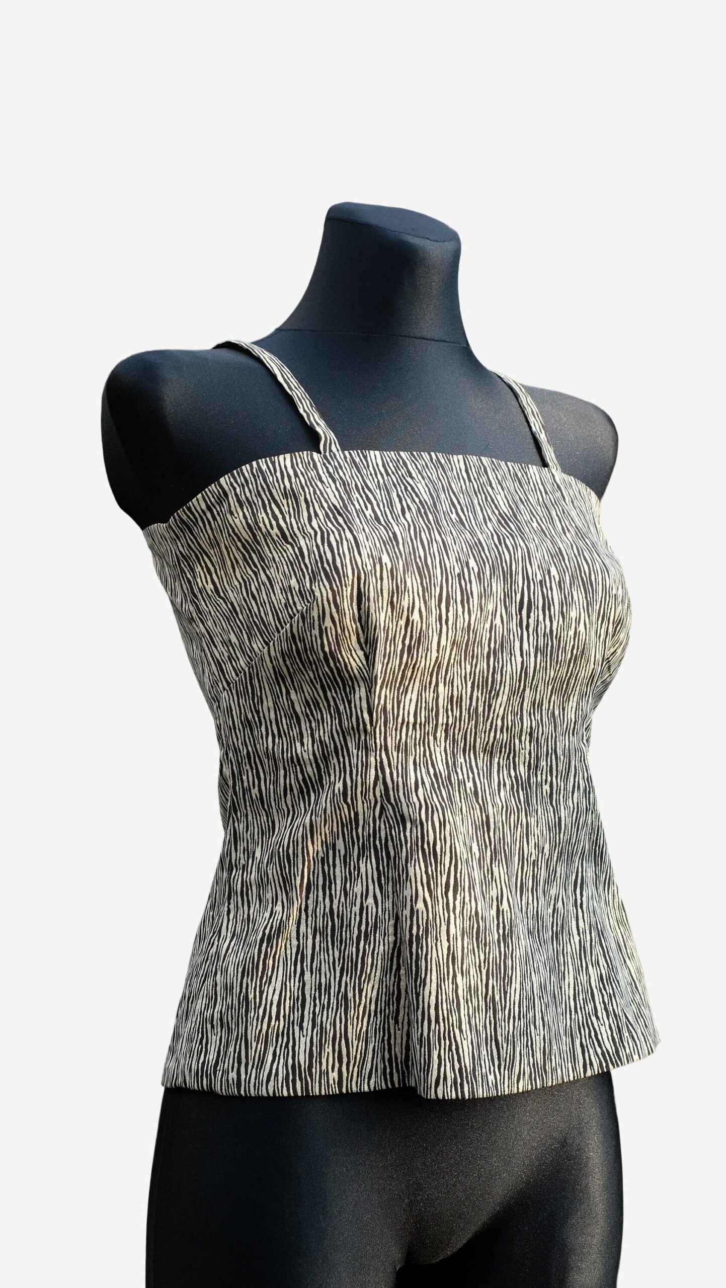 Vintage 60s Animal Print Two piece ensemble/ Set /Two piece dress - Image 4