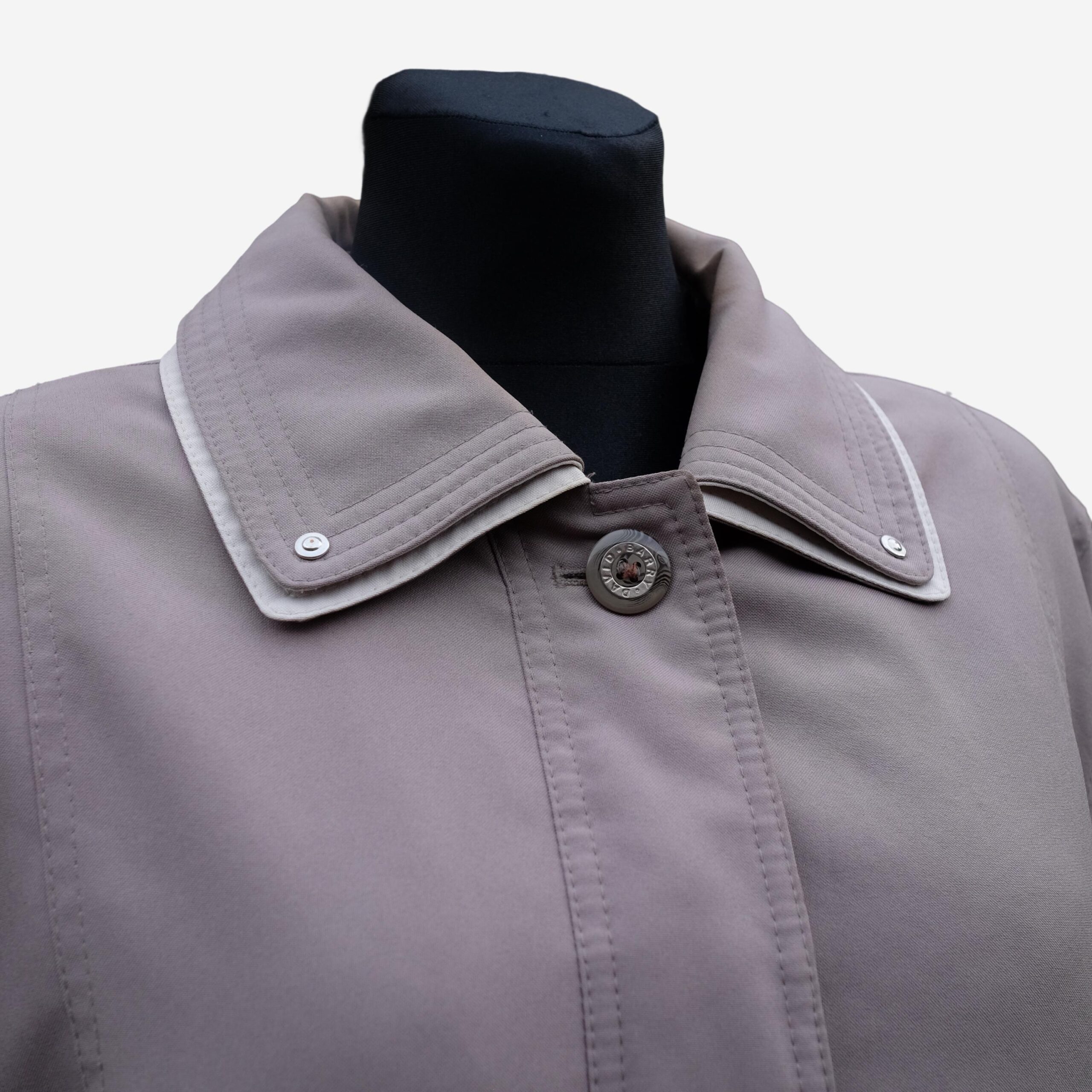 Vintage David Barry Gray Winter Coat, Barn Jacket style - Image 8