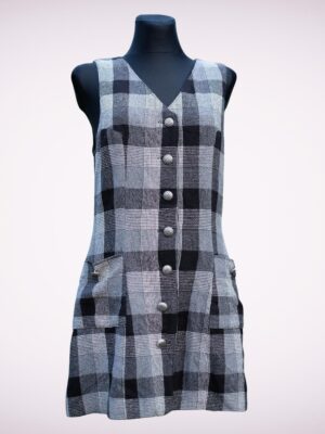 Vintage black and white Preppy dress