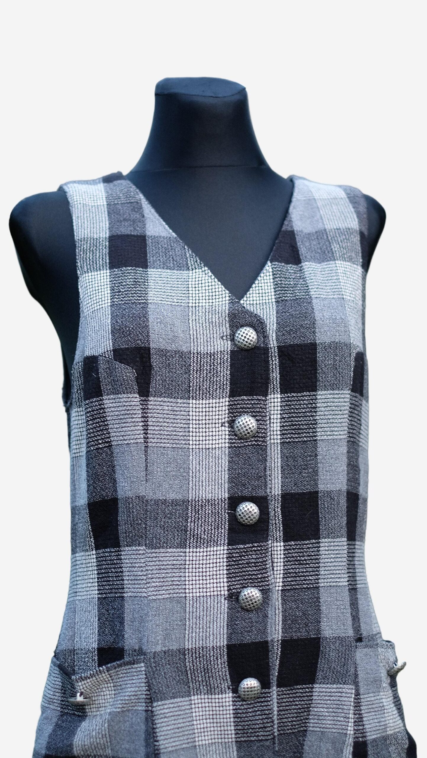 Vintage black and white Preppy dress - Image 3