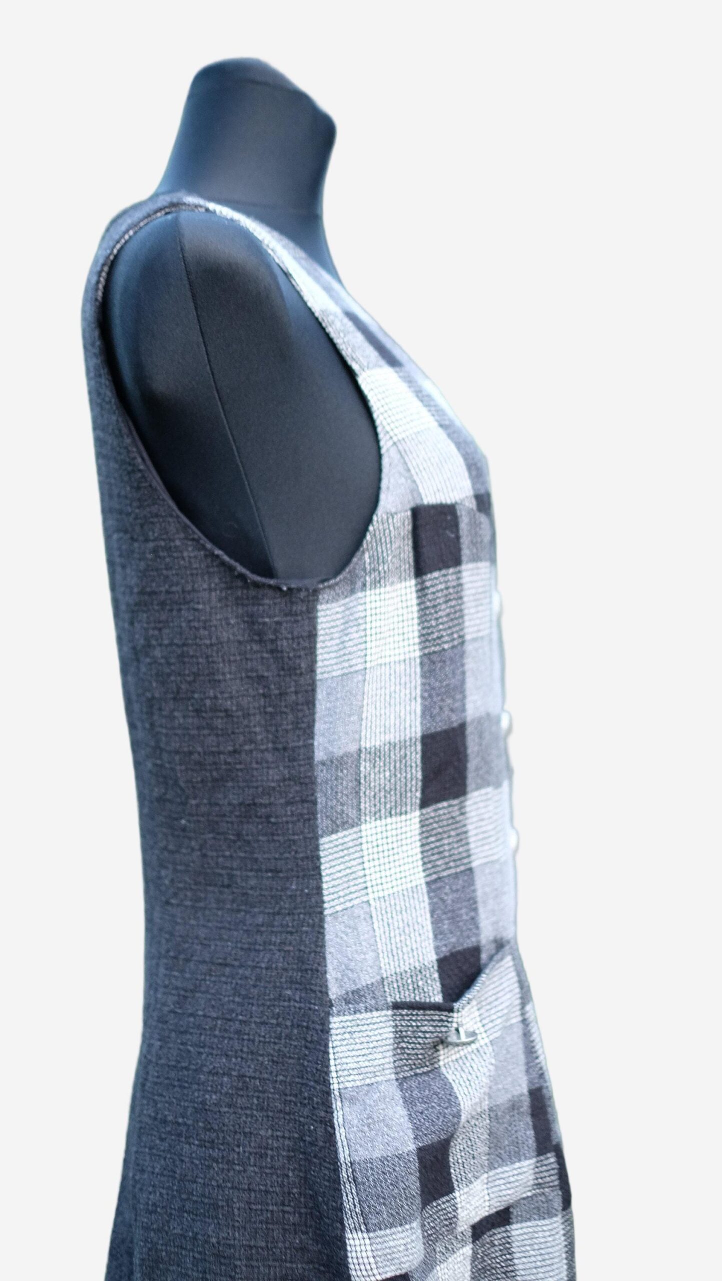Vintage black and white Preppy dress - Image 9