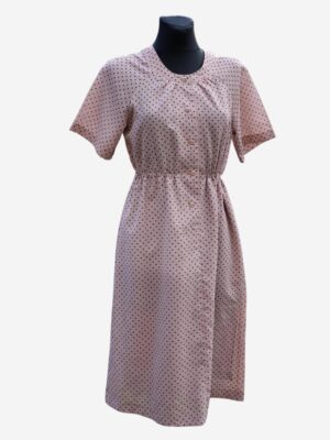 Vintage Lilac Polka Dot Dress size Small
